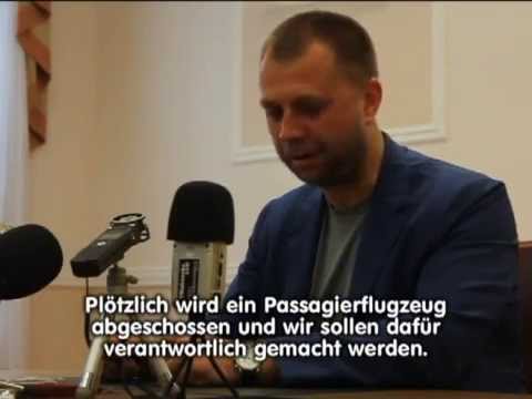 Youtube: MH17 Pressekonferenz mit dem Vertreter der Separatisten Alexander Borodai, am 18.07.2014 in Donezk