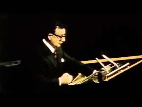 Youtube: Allende Speech at United Nations in 1972 with improved English subtitles.