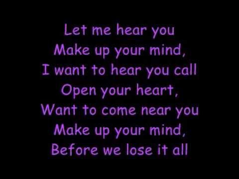 Youtube: Europe - Open your Heart - Lyrics