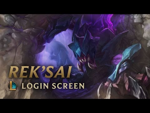 Youtube: Rek'Sai, the Void Burrower | Login Screen - League of Legends