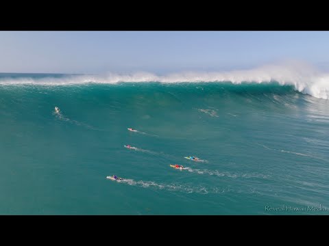 Youtube: Surfing Massive Waves Waimea Bay (Jan 22, 2023)  4K