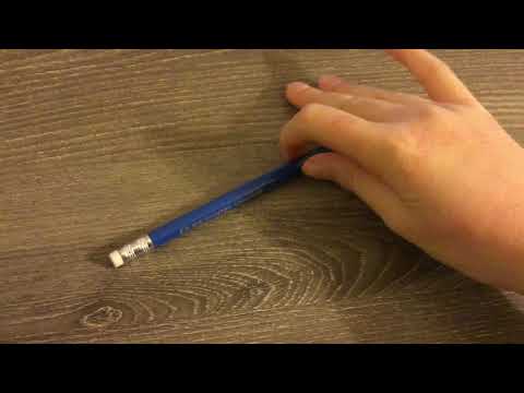Youtube: how to lift up a pencil (very helpful)