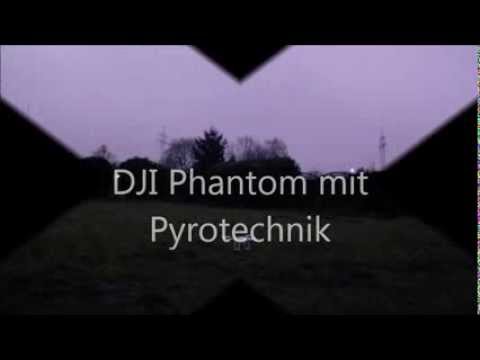 Youtube: DJI Phantom mit Pyrotechnik