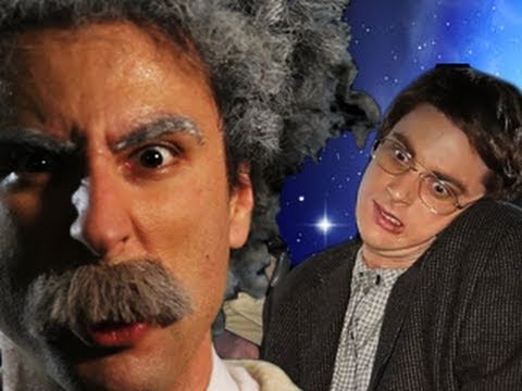 Youtube: Albert Einstein vs Stephen Hawking. Epic Rap Battles of History