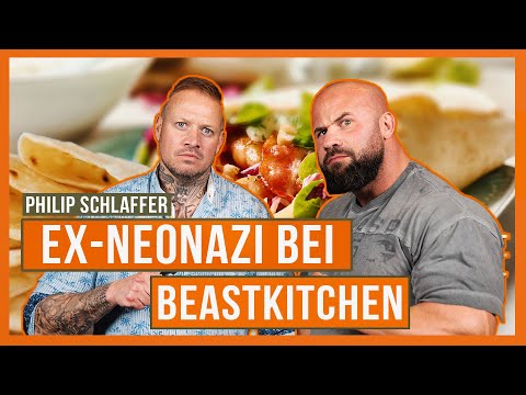 Youtube: Essen Nazis heimlich Döner? | EX-NEONAZI Philip Schlaffer zu Gast bei BeastKitchen | Sharo45