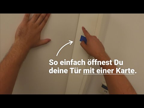Youtube: Tür mit Karte öffnen: So öffnest du deine Tür einfach selbst! ➡ www.flexacard.de