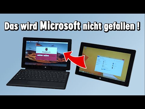 Youtube: Das wird Microsoft nicht gefallen - Raspberry Pi OS auf Surface Laptop