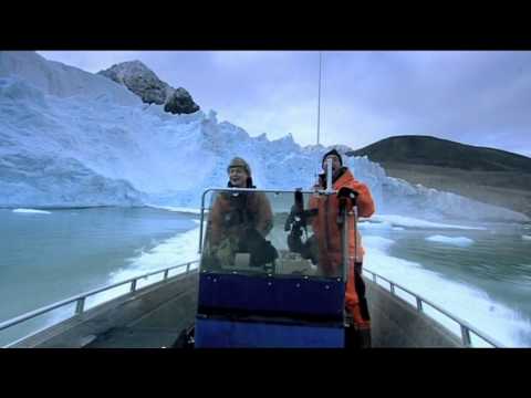 Youtube: Arctic Glacier collapses . Too close for comfort