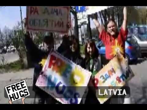 Youtube: Free Hugs - Hug More - 89 Countries Around The World!