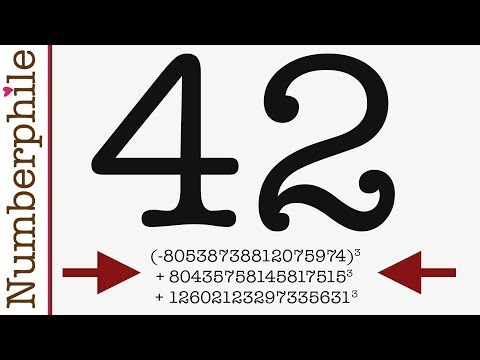 Youtube: The Mystery of 42 is Solved - Numberphile