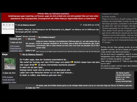 Youtube: Rebecca Reusch - Diskussion, Erkenntnisse, News & Überlegungen in DIESEM Forum