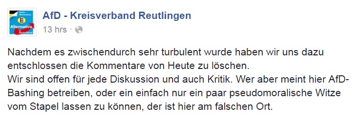 AfD - Kreisverband Reutlingen