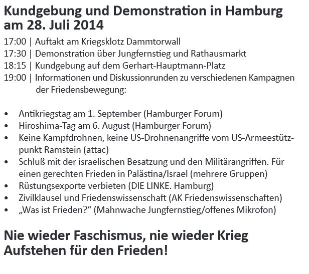 Friedensdemo HH Linke