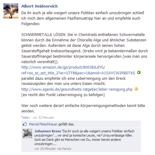 Aktiv gegen Chemtrails Deutschland-Germa
