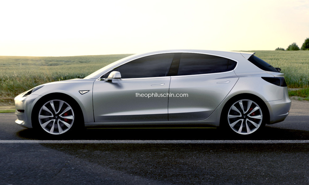 tesla m3 hatchback 3