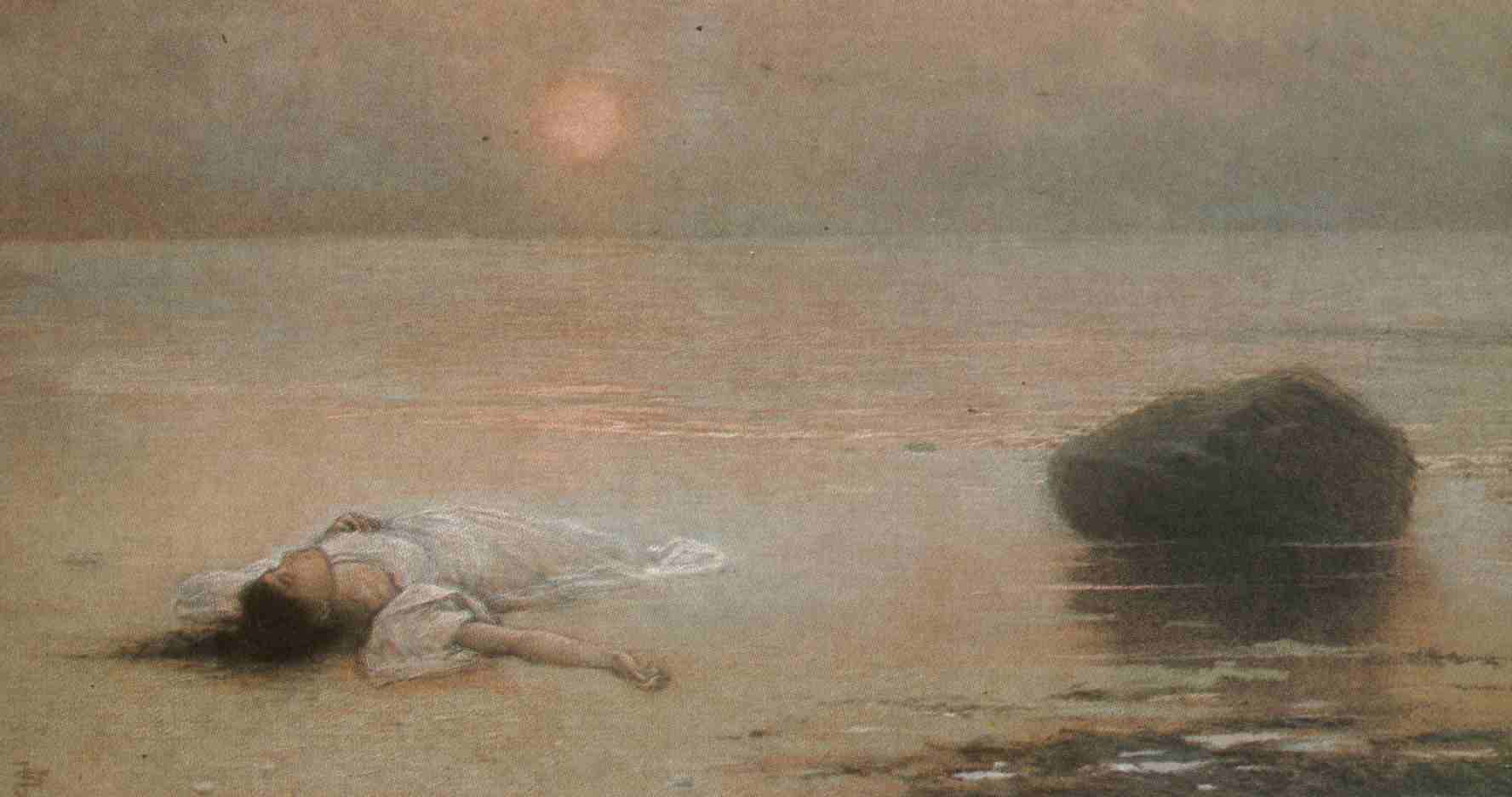 Jakub Schikaneder - Utonula 1890-5