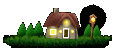 Moving-animated-picture-of-little-house-