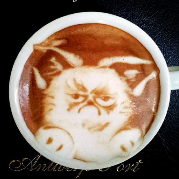 odd coffee art 2