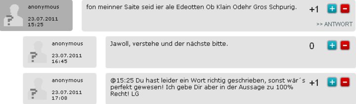 leider ein wort richtig