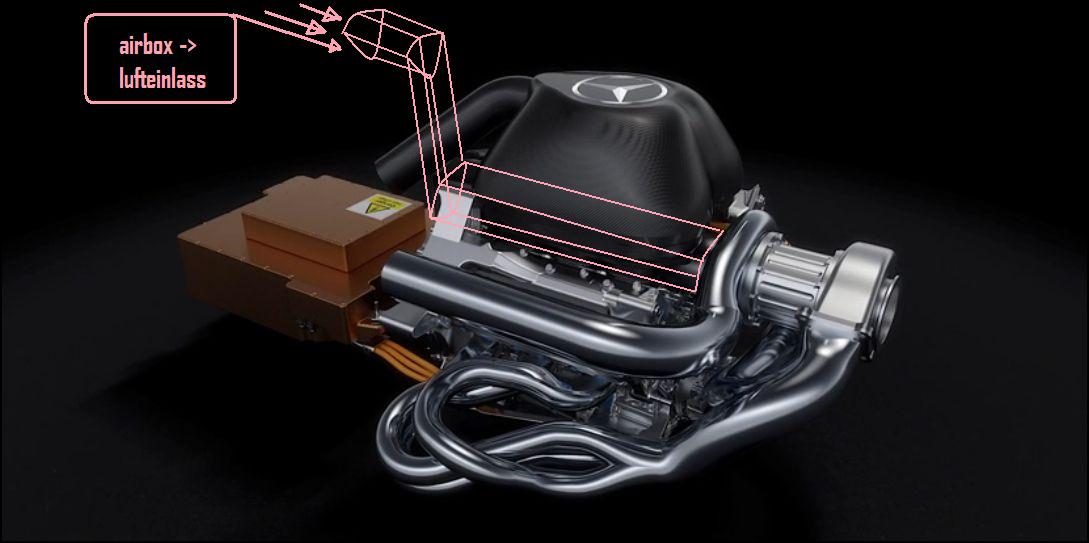 2014 F1 mercedes engine 1 airbix-intake 
