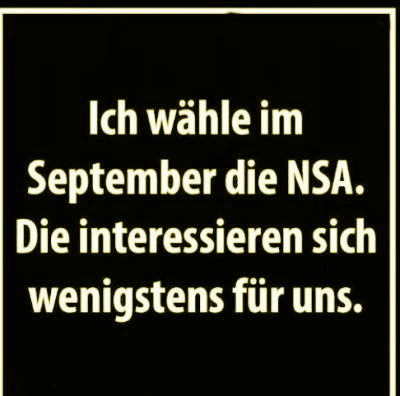 NSA waehlen