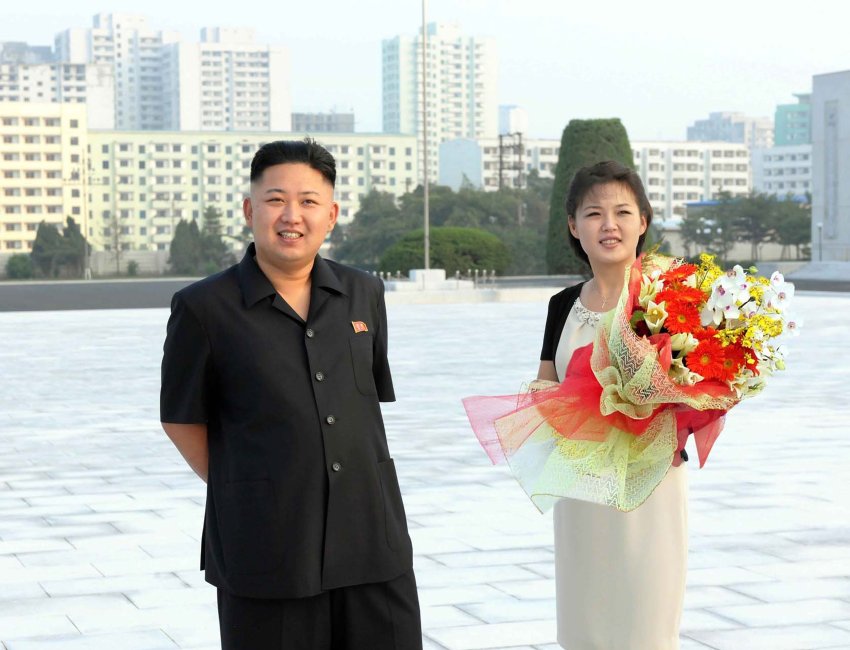 Kim Jong Un und Frau