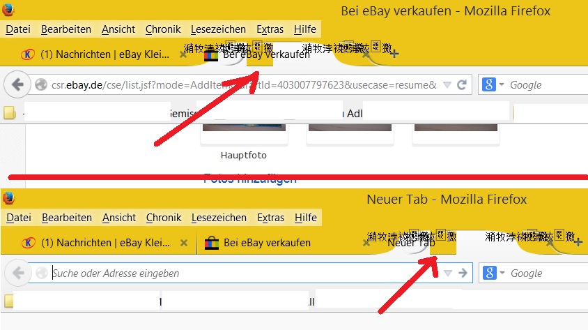 - misterioese Schrift bei Ebay-Seite -ch