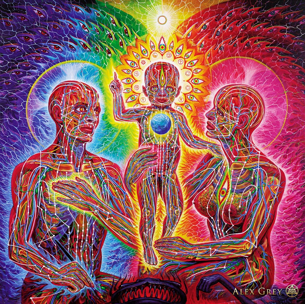 Bilder-Thread Alex Grey-Holy Family1