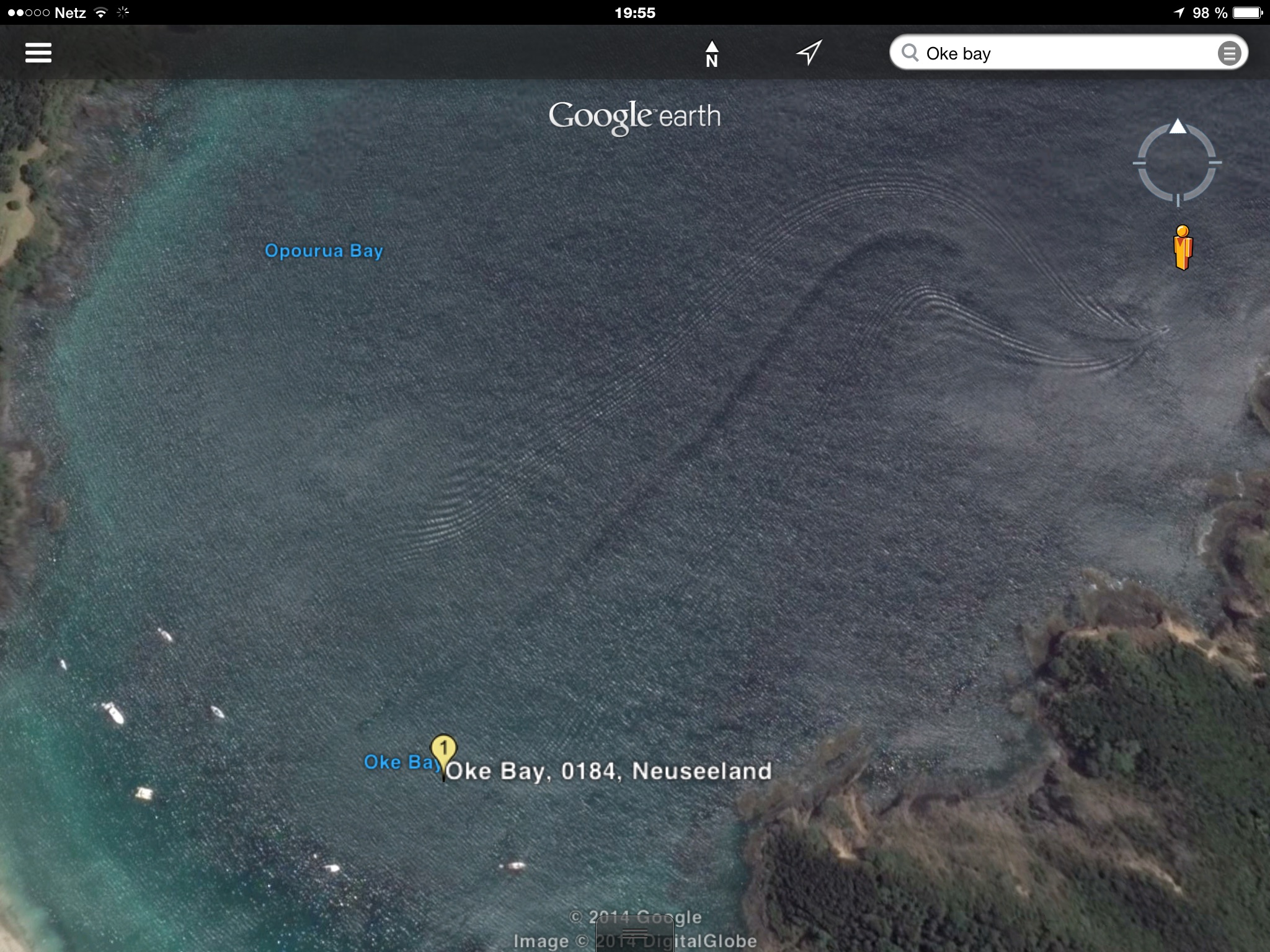 Чудовище на Google Earth
