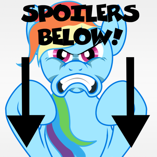 Fanart - MLP. Angry Dashie Spoilers
