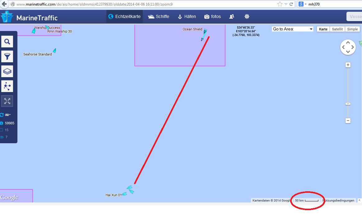 marinetrafficEntfernung