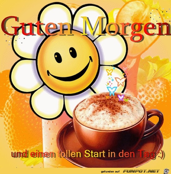 Guten Morgen und einen tollen Tag