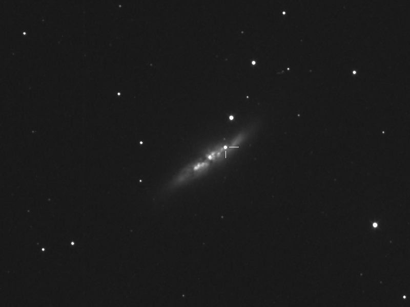 M82 Labelled Supernova 20140122