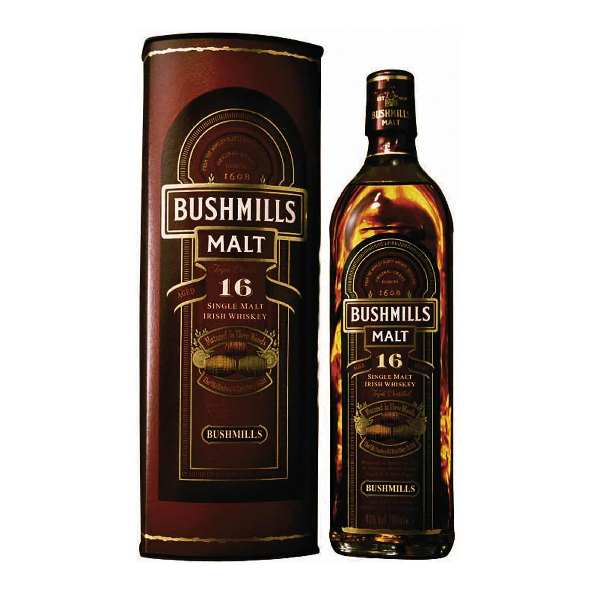 bushmills 16 jahre irish whiskey three w