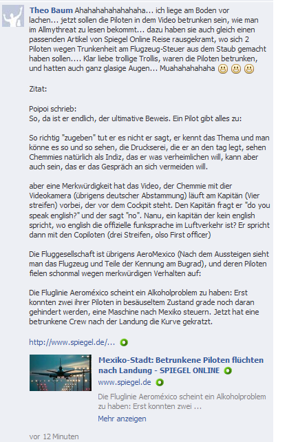 Aktiv gegen Chemtrails Deutschland-Germa