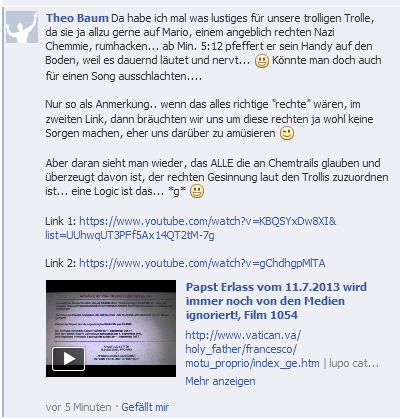 Aktiv gegen Chemtrails Deutschland-Germa