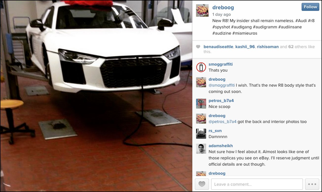 new audi r8 mk2