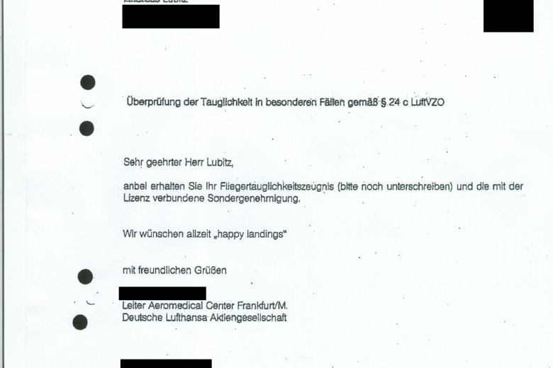 Dokument-Bescheinigung-Germanwings-Lubit