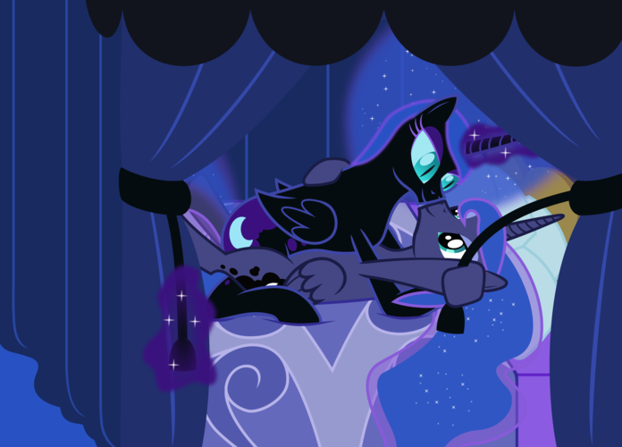 Princess Luna and Nightmare Moon Nyx lov