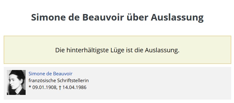 Auslassung