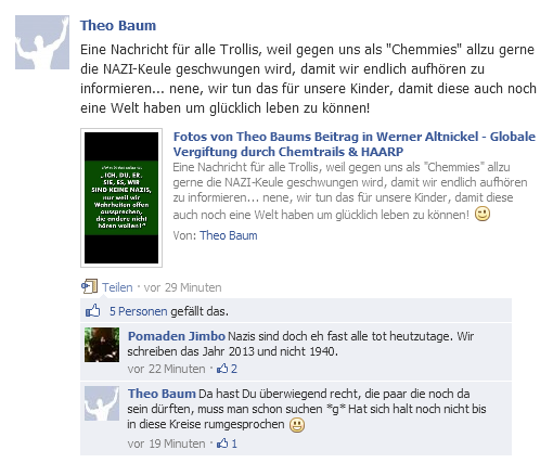 Aktiv gegen Chemtrails Deutschland-Germa