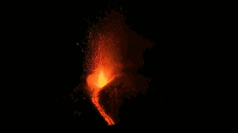 ETNA am 28. 02. 2017 - Eruptionen - 800 