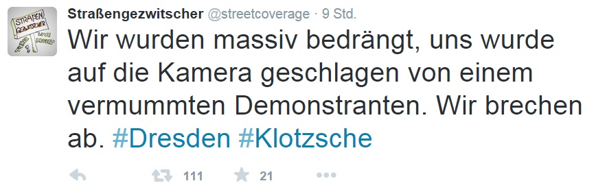 Pegida AfD Klotzsche