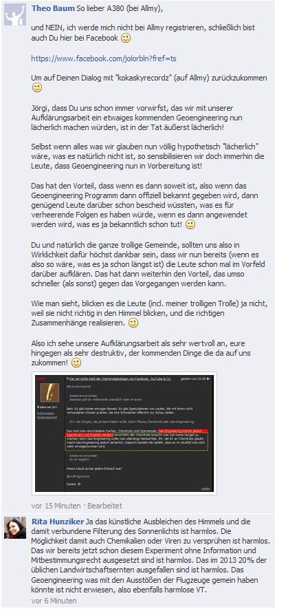 Aktiv gegen Chemtrails Deutschland-Germa