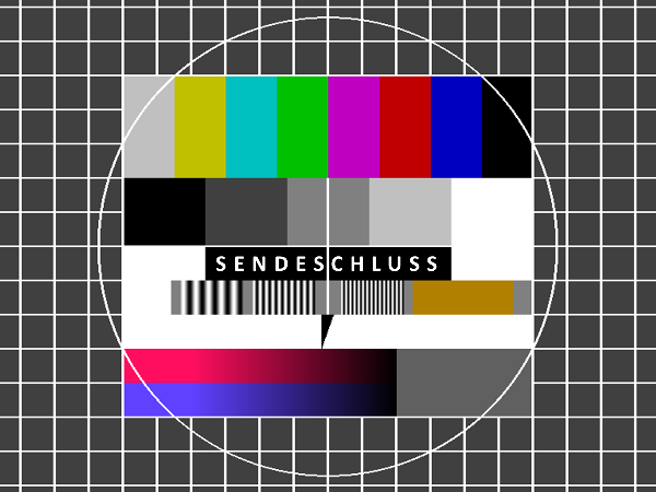 Sendeschluss